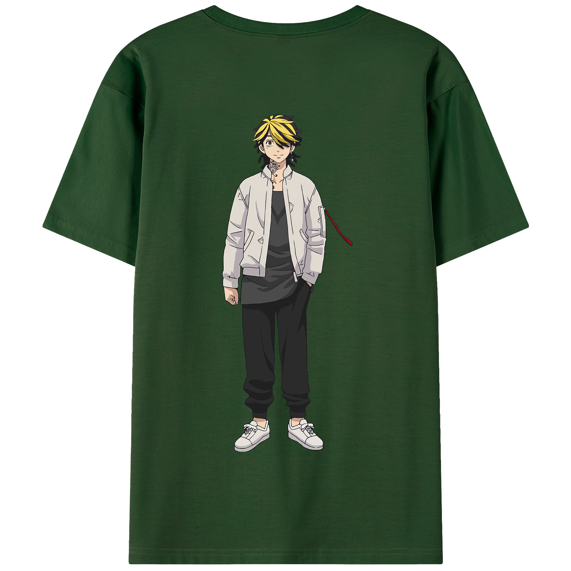 （画像用） 東京リベンジャーズ Tokyo Revengers 綿100％半袖Tシャツ（背面プリント）
